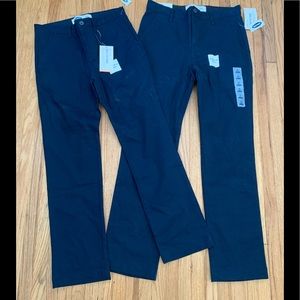 📗📘 Old Navy Boy Uniform Pants Sz 10 & 12- NEW